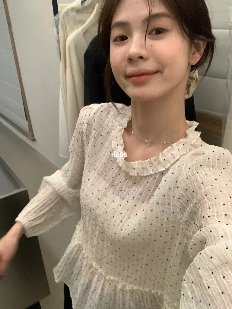 hers@20483 波点上衣