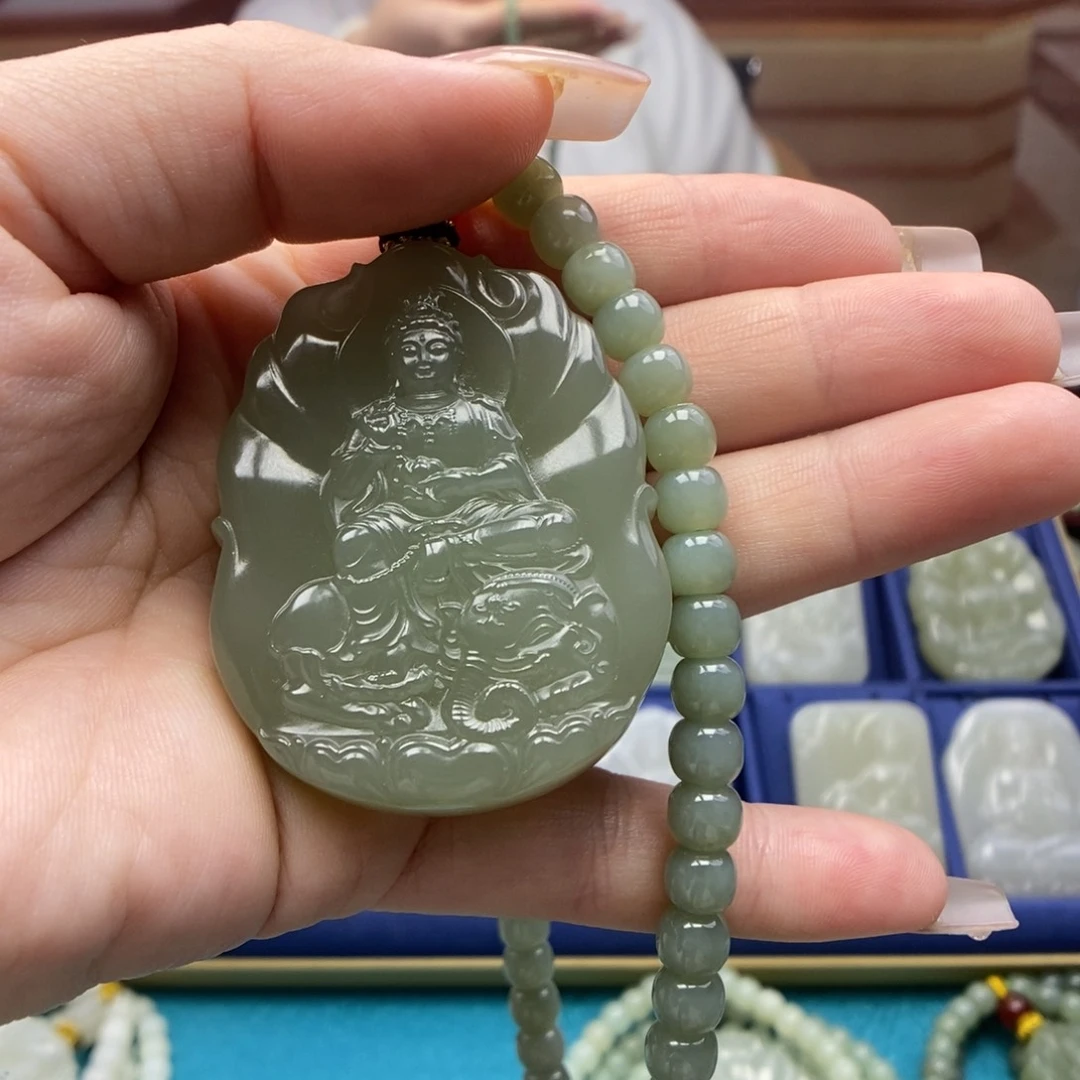 和田玉颈饰未镶嵌妮*