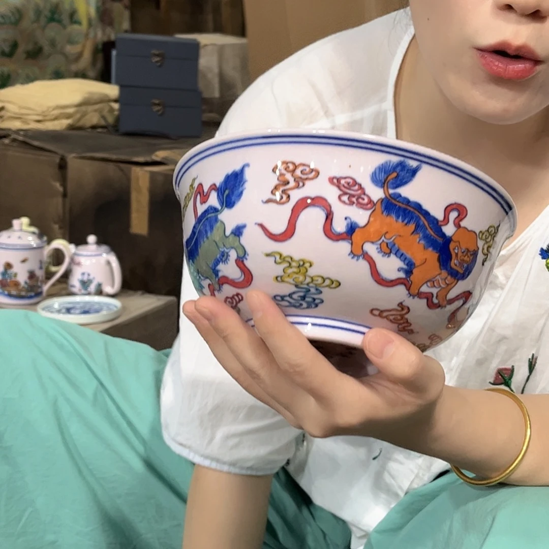 摆件//////景德镇陶瓷瓷器。红。