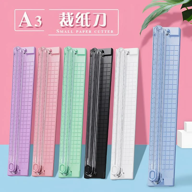 双向裁纸刀切纸刀A3裁纸器小型切纸机手动切纸器办公用手工多功能