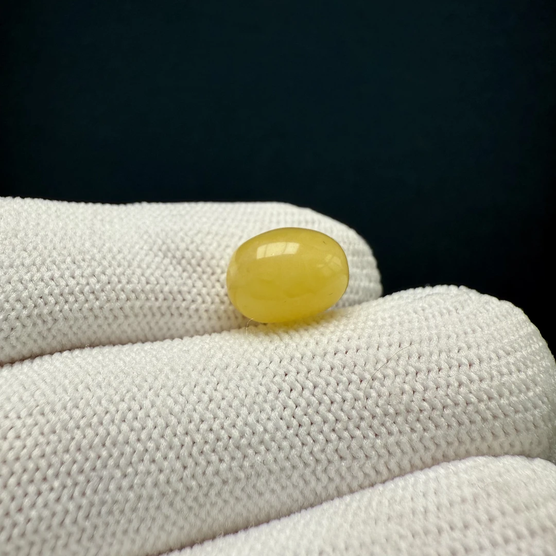 K2666天然原矿蜜蜡 枣珠8.4*11.4mm支持复检假一罚十