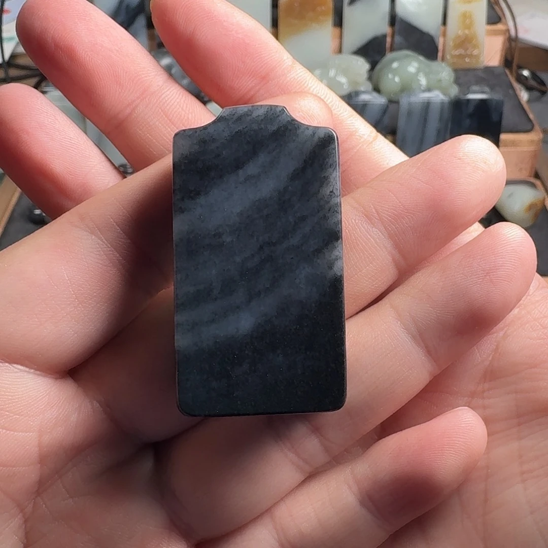 和田玉未镶嵌吊坠(不含链)