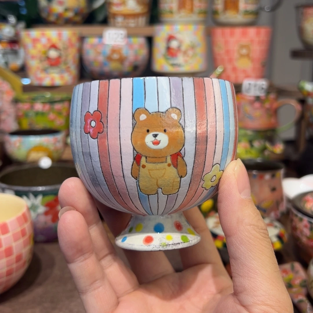 紫砂 景德镇陶瓷手绘杯