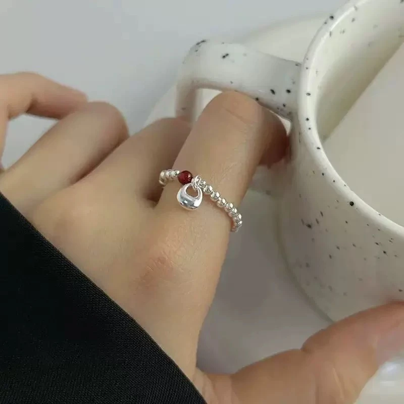 铜合金戒指 活口女民族风手工百搭个性可调节新中式国潮小众指环