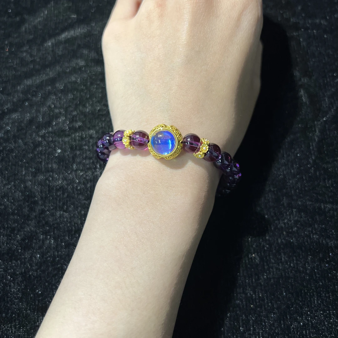 合金石英石手链 S1280-0.8单圈手串（无礼盒）