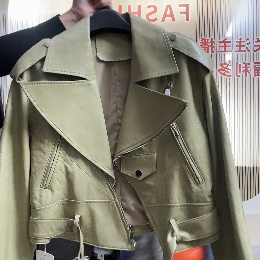 橙***香莉莉家时尚女装皮衣194