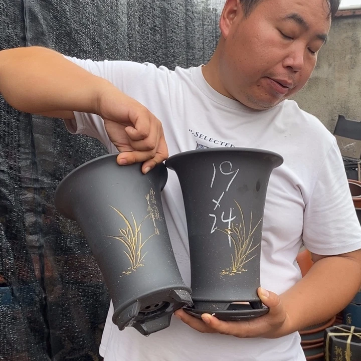 紫砂花盆紫砂花盆