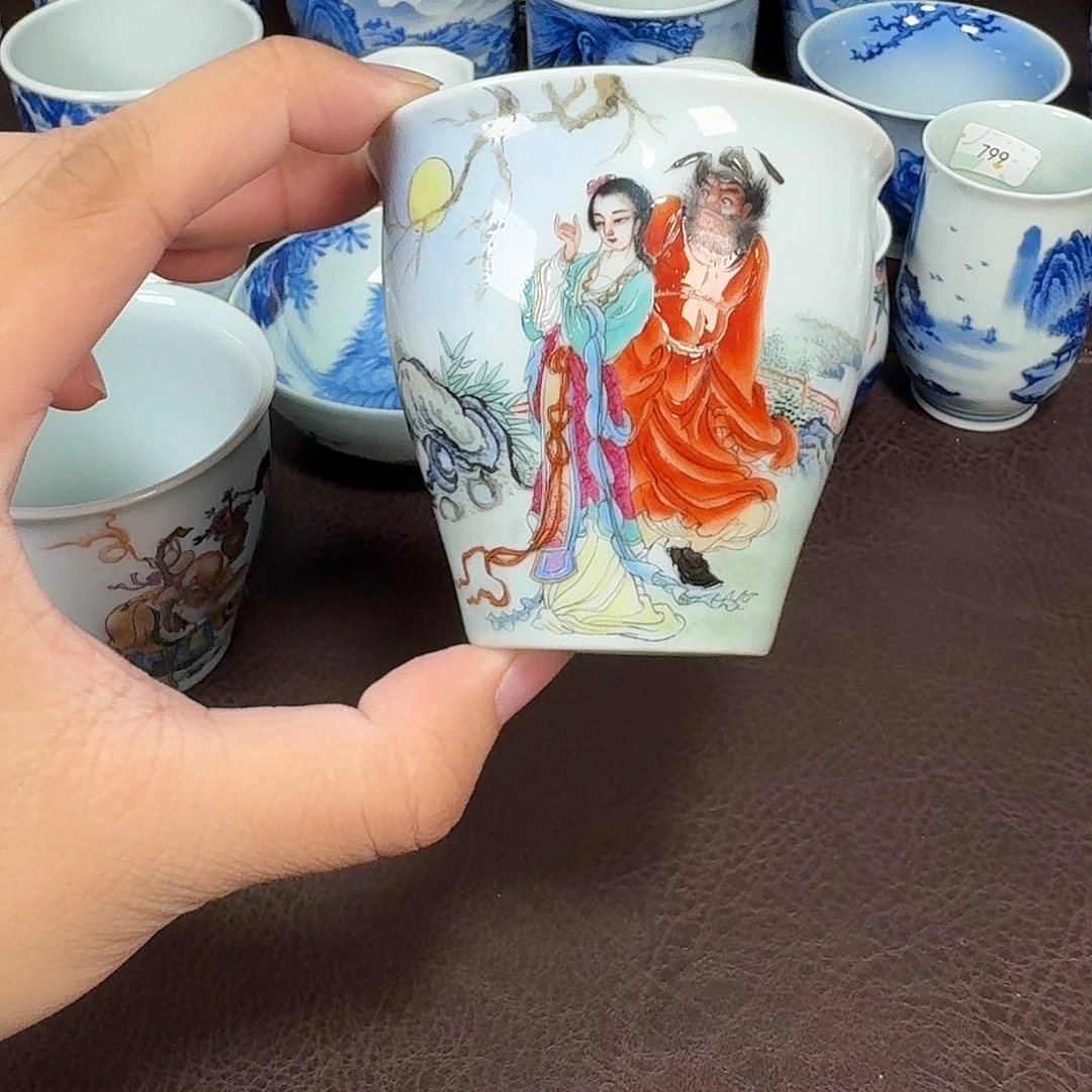 等***哥现代景德镇陶瓷杯