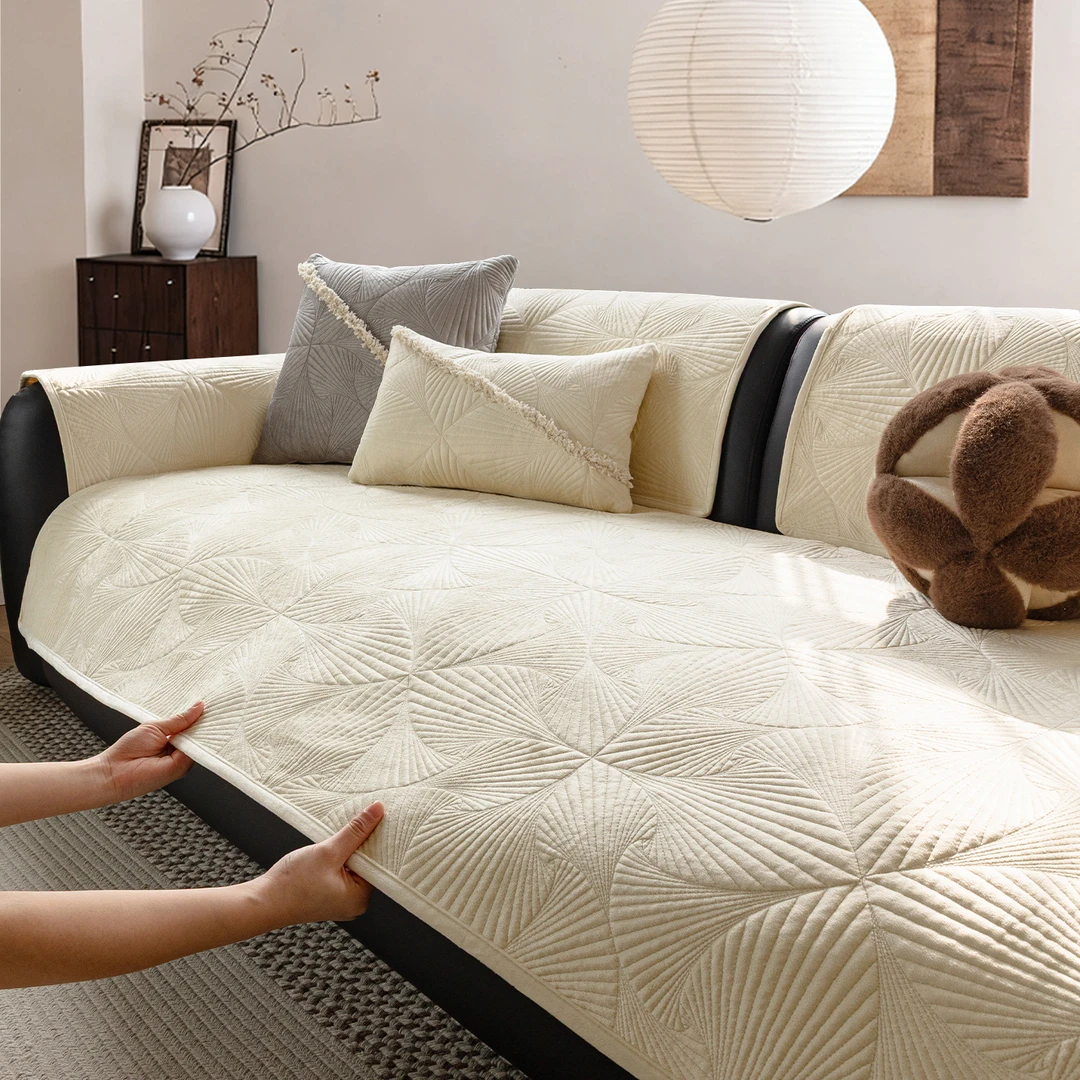 荷兰绒沙发垫四季通用2025秋冬季新款固定防滑沙发坐垫皮沙发专用