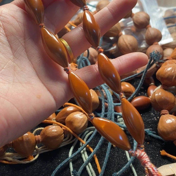 橄榄核手串/手链1.1柳叶