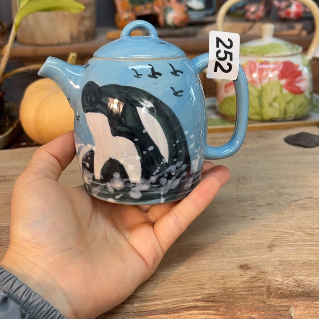 壶素浅陶瓷手工茶器
