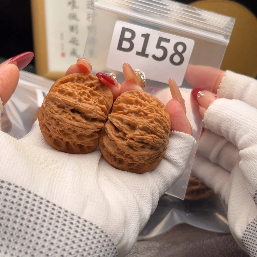 文玩核桃把件42磨盘b 158