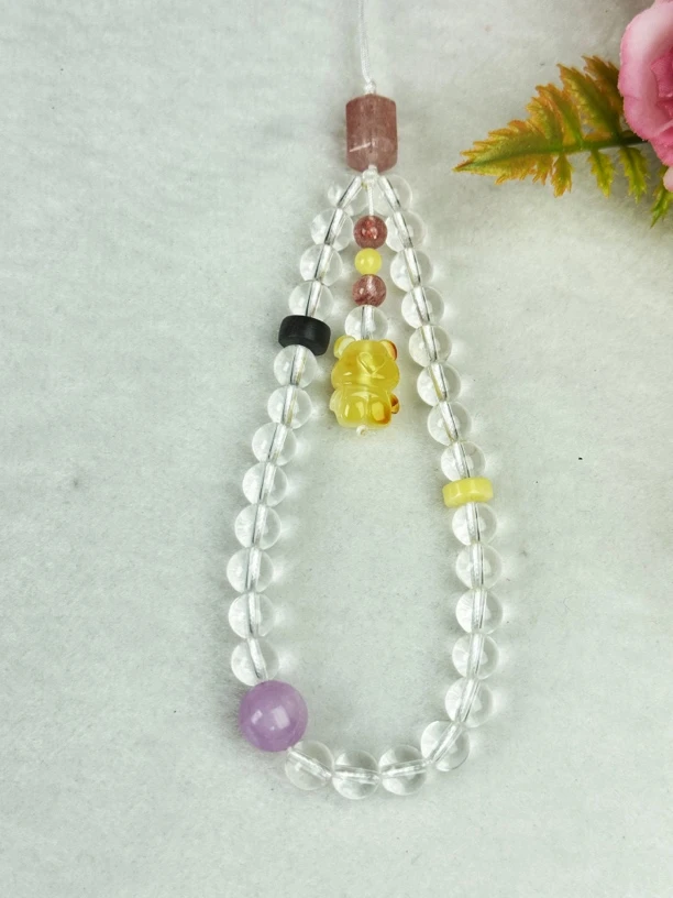 【汉韵轩珠宝】天然白水晶链697