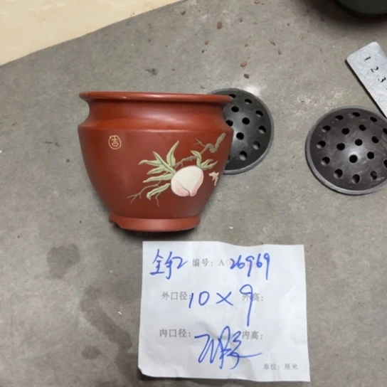 紫砂花盆花卉工艺