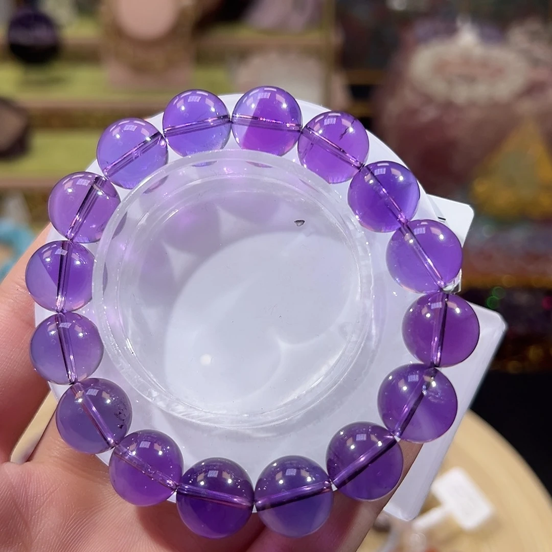 紫晶手链未镶嵌巴西紫水