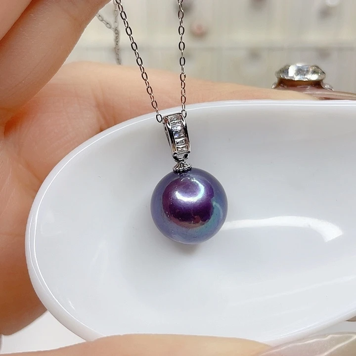 合金淡水珍珠吊坠(赠链)