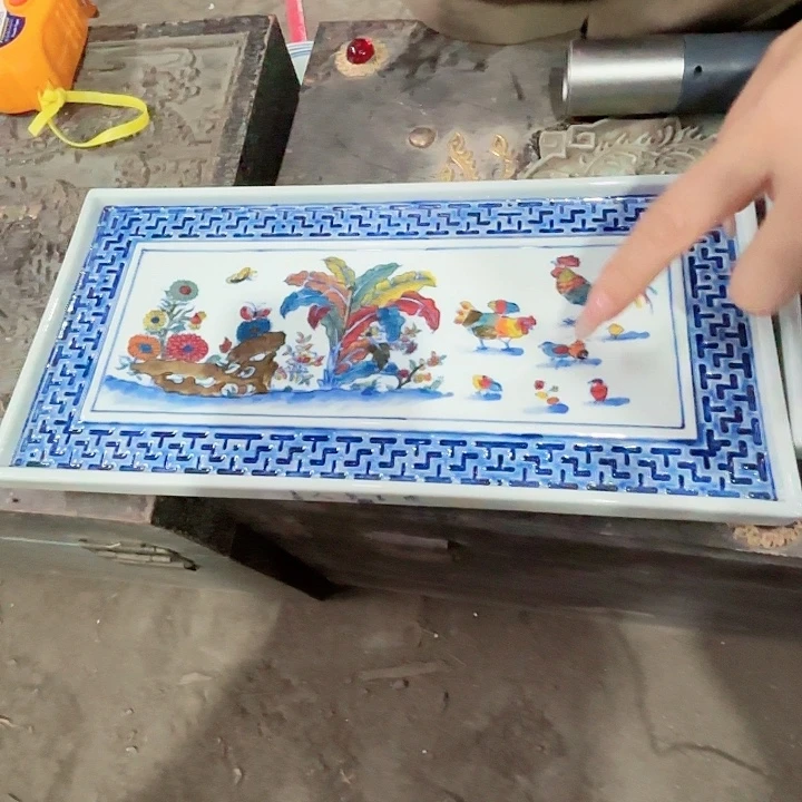景德镇高温陶瓷芭蕉叶