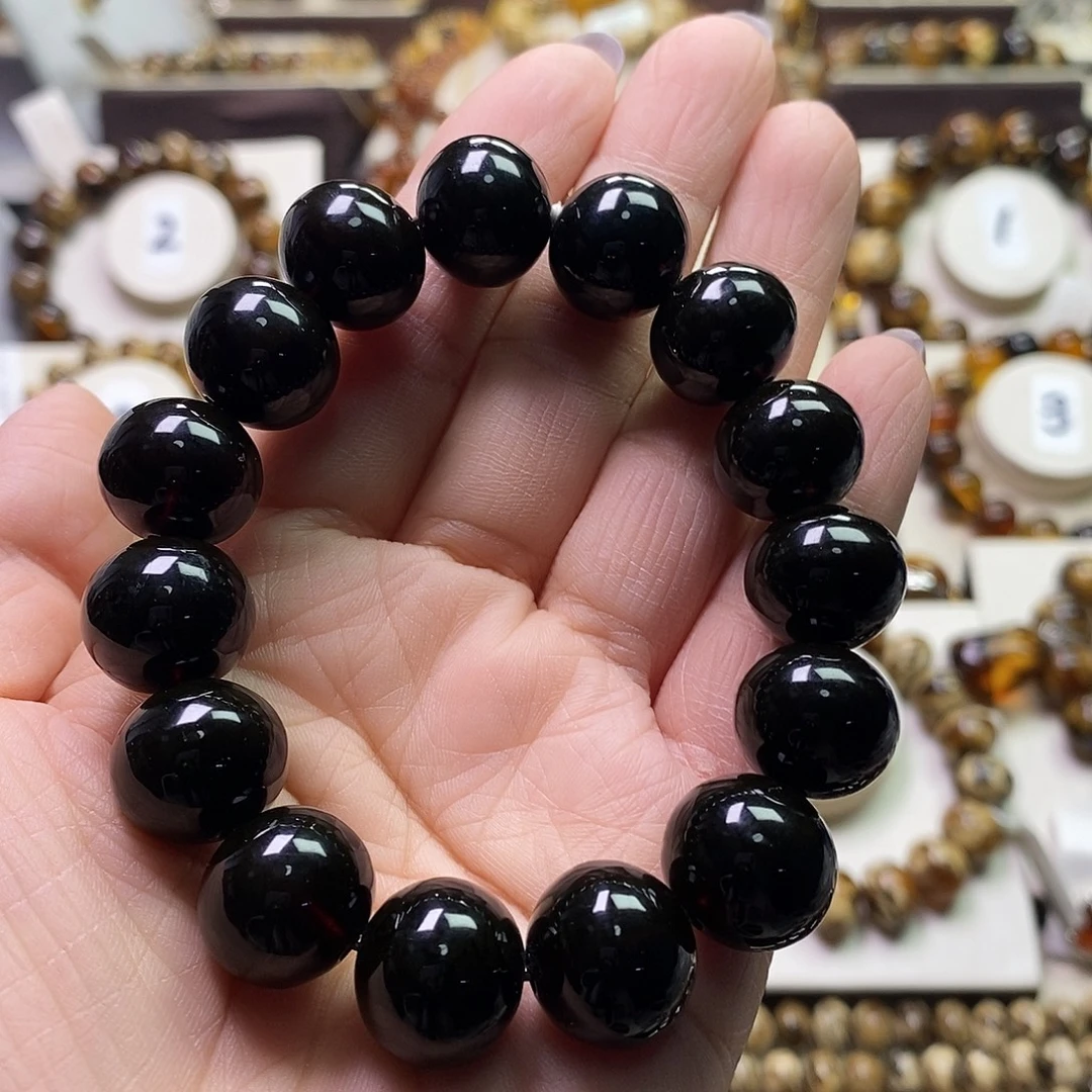 远***方琥珀未镶嵌裸石翳珀15m