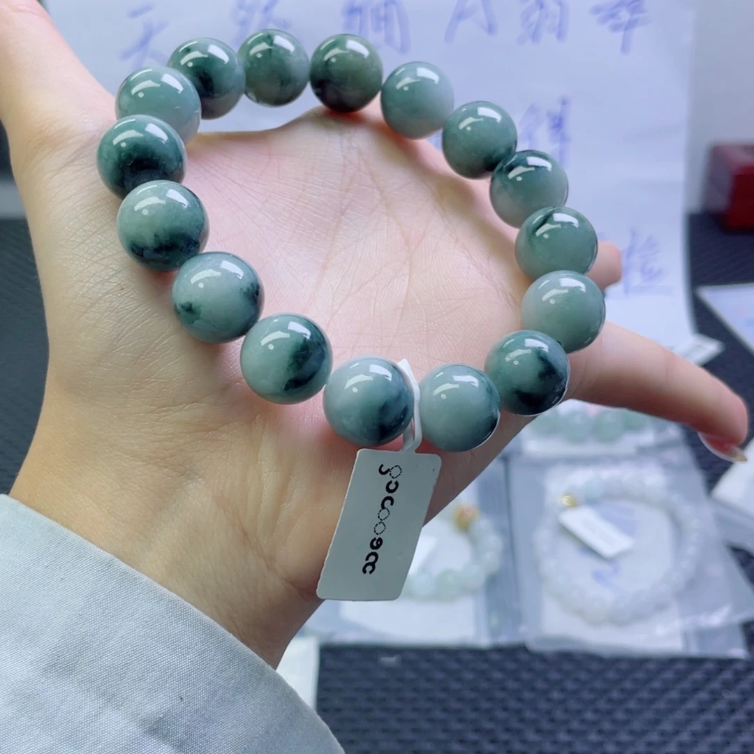 未镶嵌定制翡翠珠串