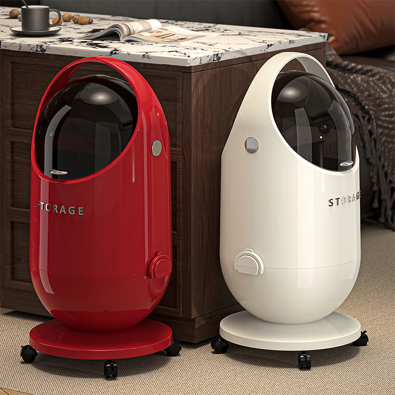 翻盖欧式可移动垃圾桶收纳桶家用客厅大容量垃圾桶卧室带盖垃圾桶