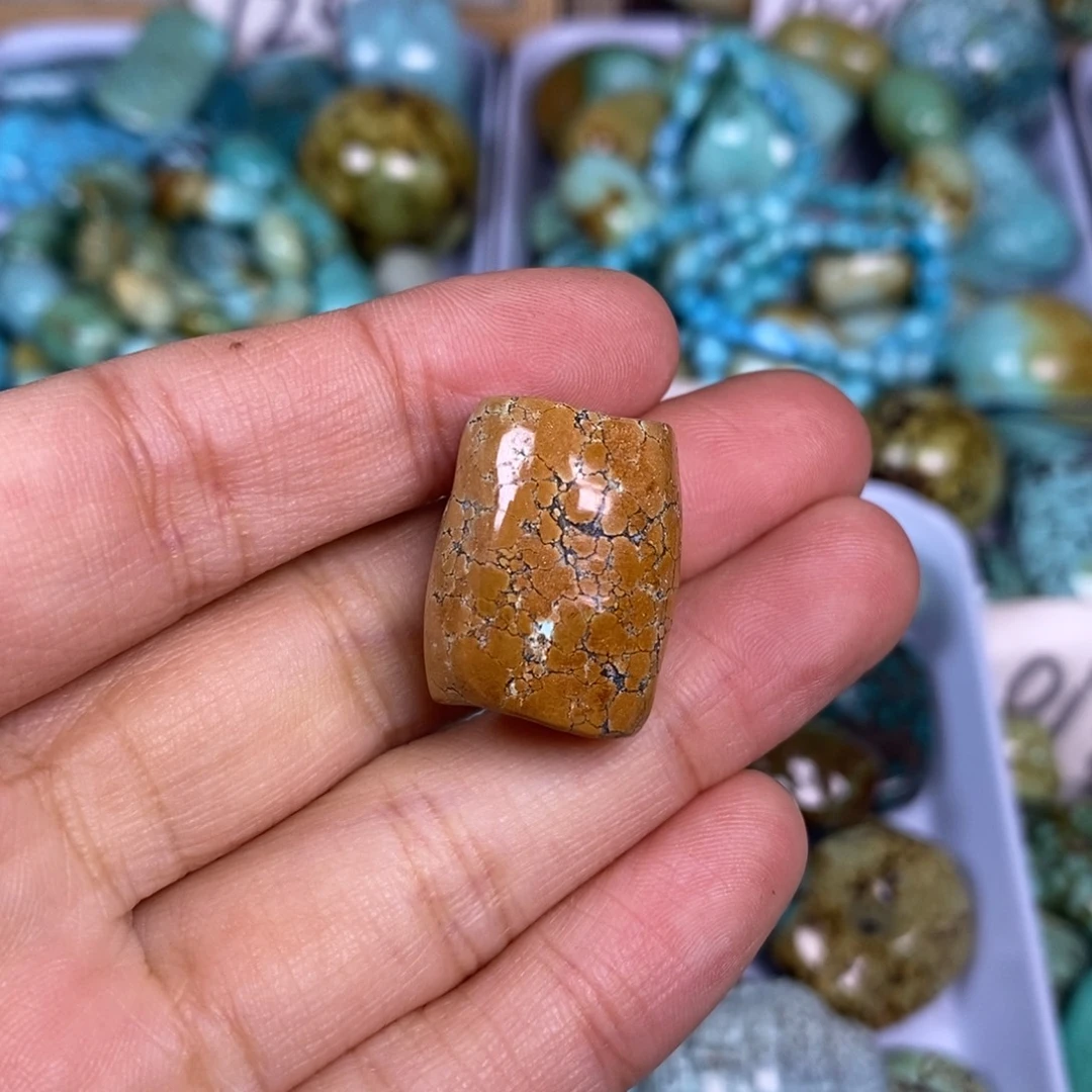 绿松石未镶嵌颈饰