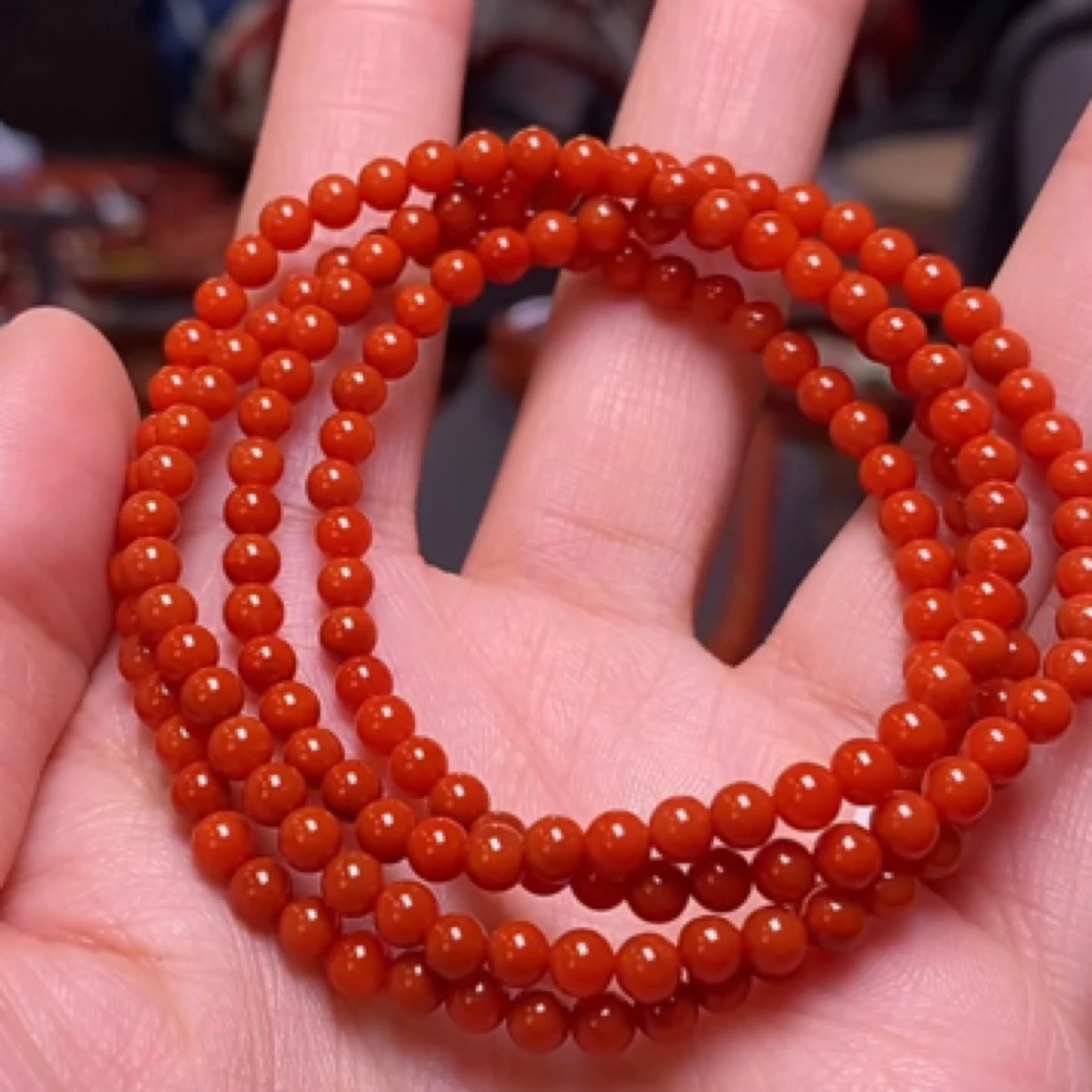 南红玛瑙手串4mm
