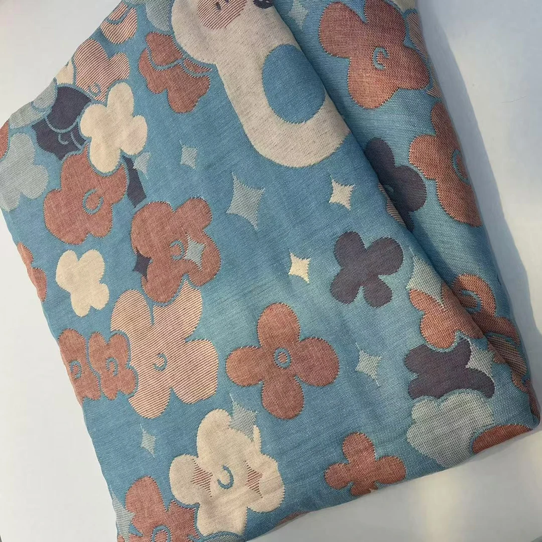 【盖毯】四季通用多层纱布150*200cm 短耳兔