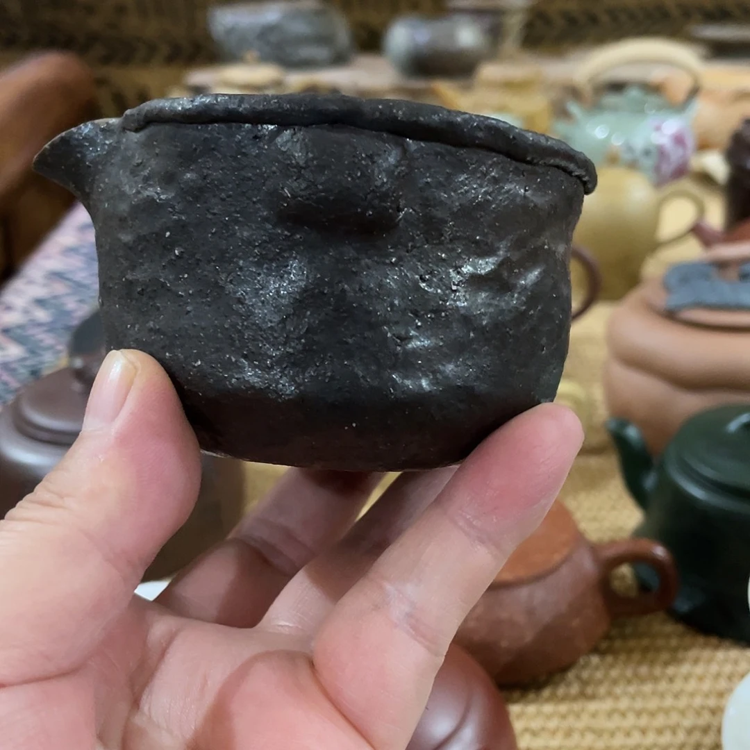 杯爱***乐手工制作柴烧茶具