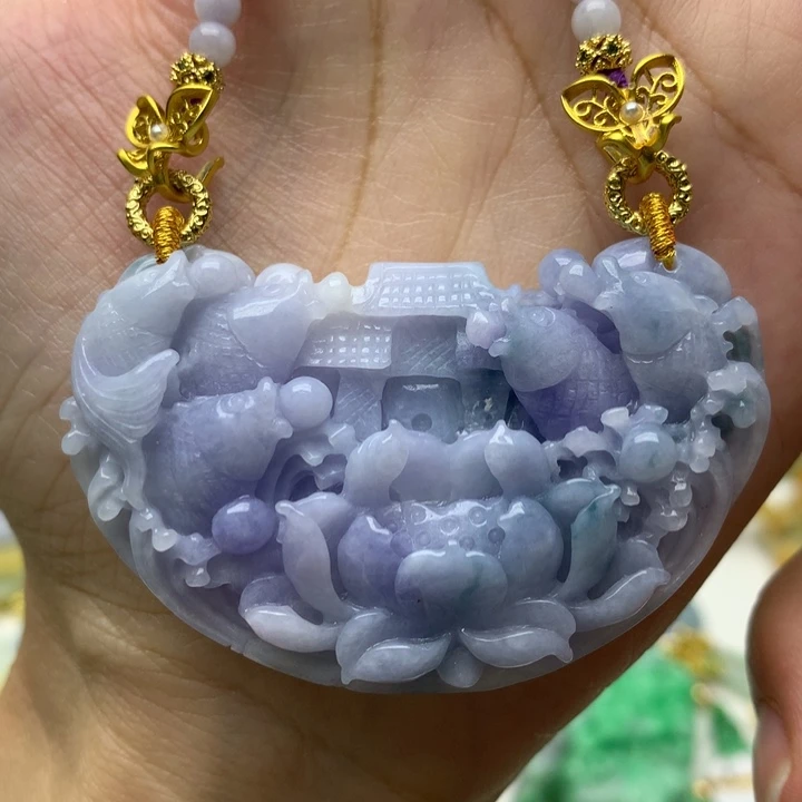 颈饰未镶嵌翡翠翡翠
