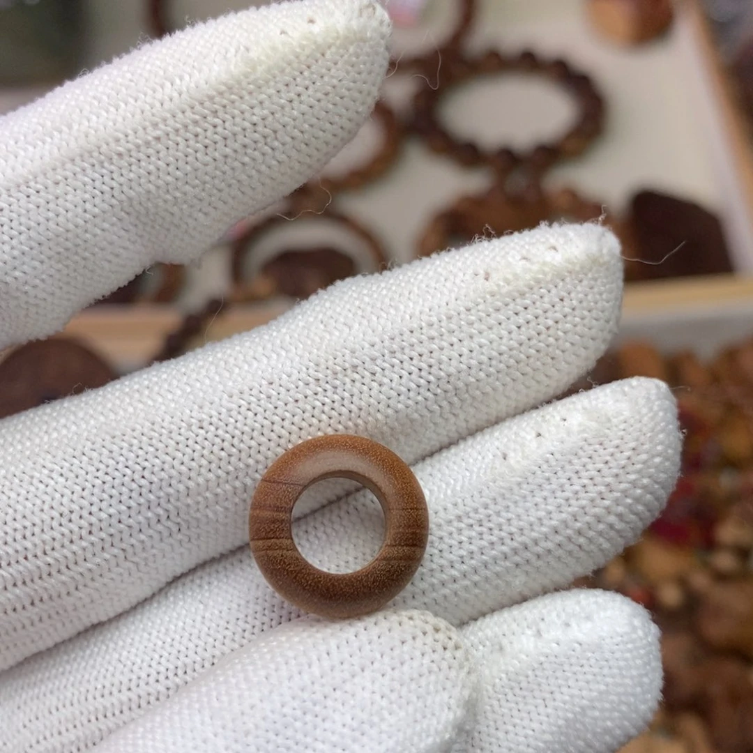 檀香木散珠印度迈索尔老山檀0.8内径跑环