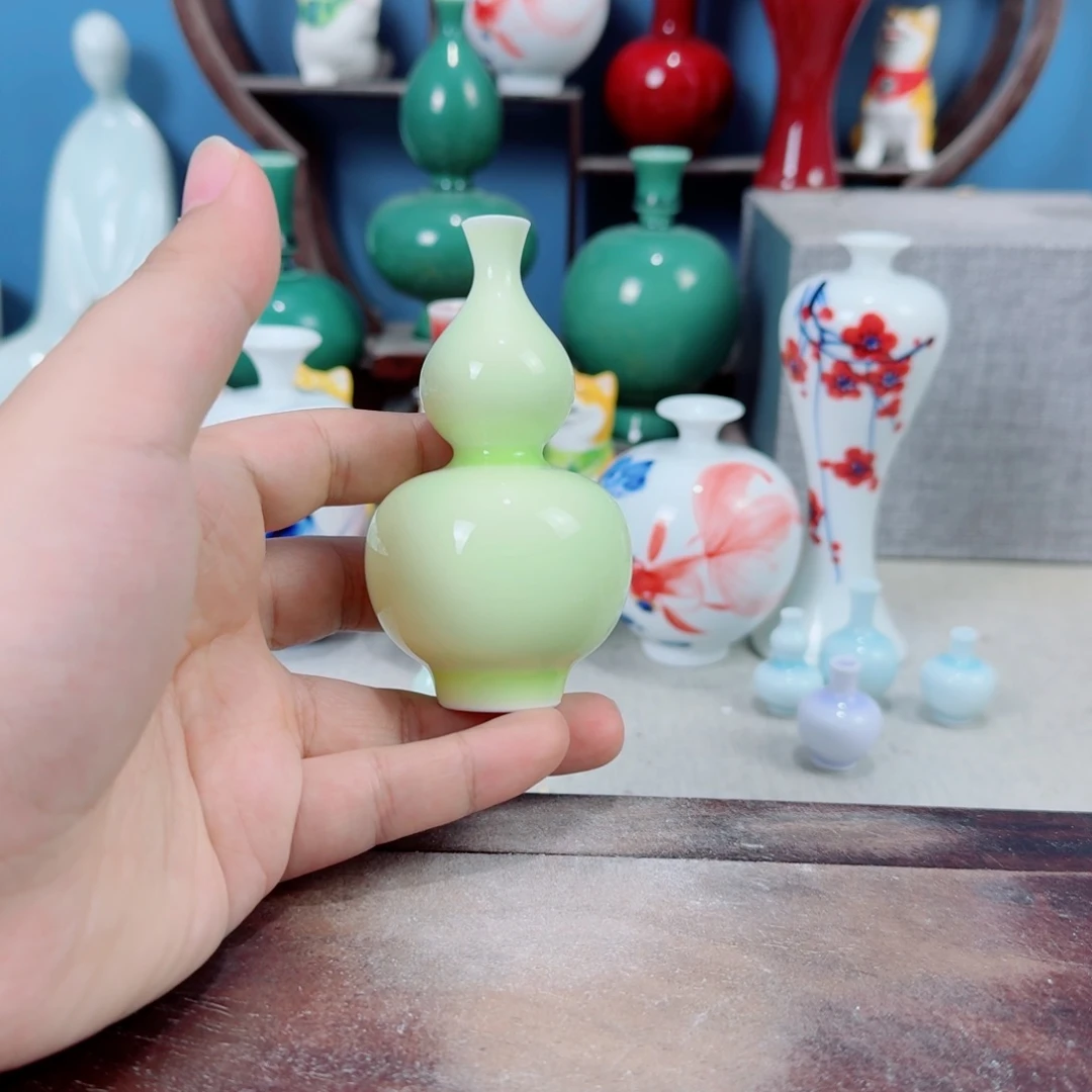 陶瓷手工小花器摆件