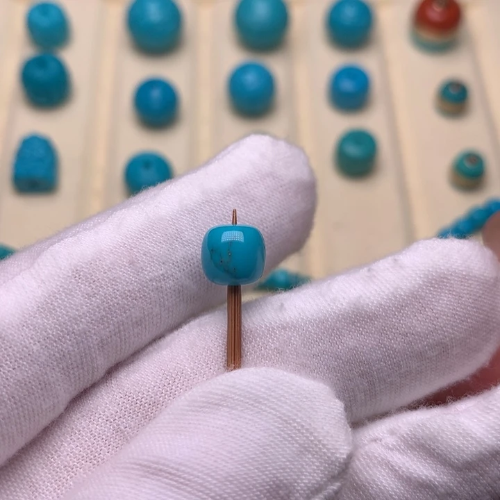 未镶嵌绿松石绿松石老型7.8