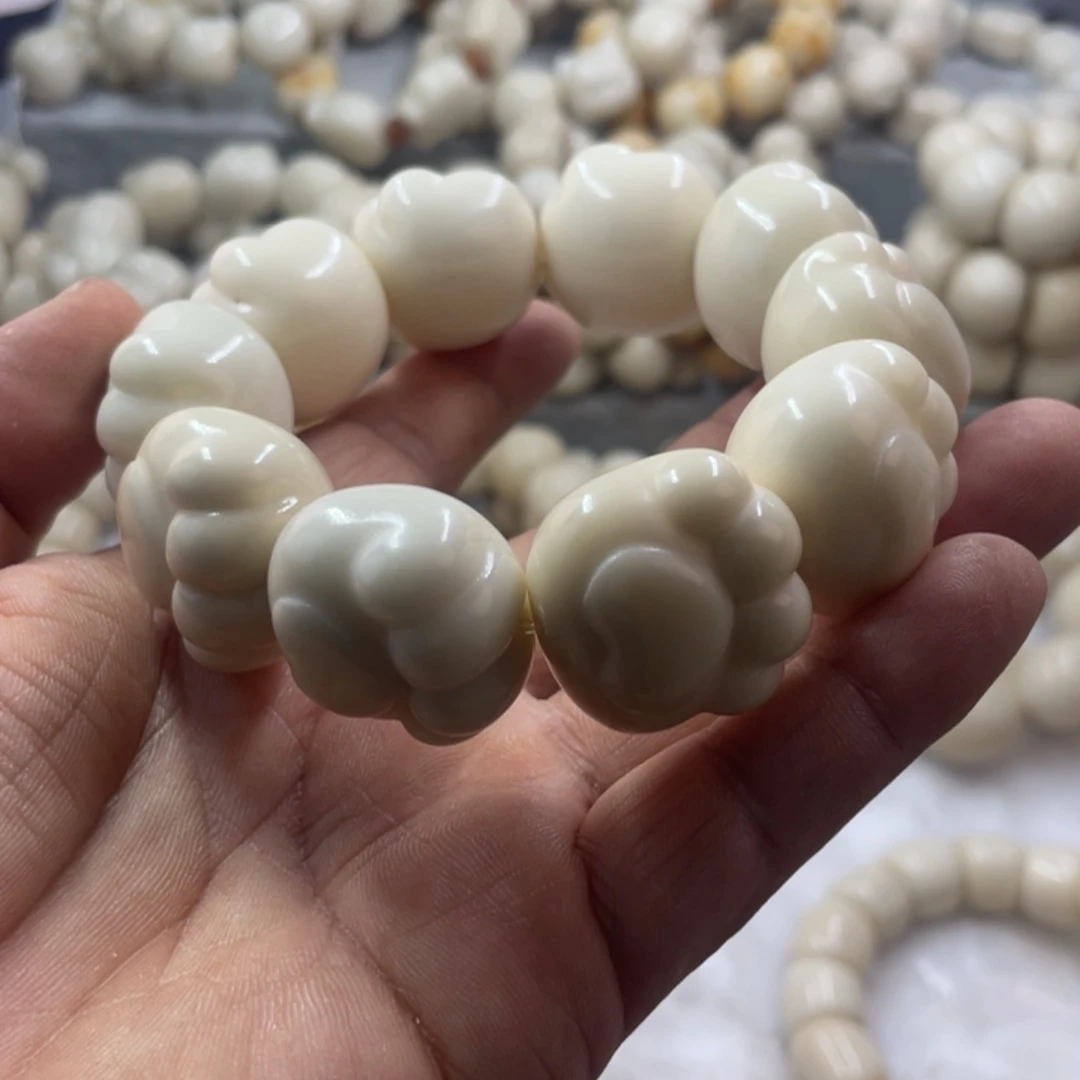 吊坠菩提根/象牙果微瑕象牙果熊爪手串卡25