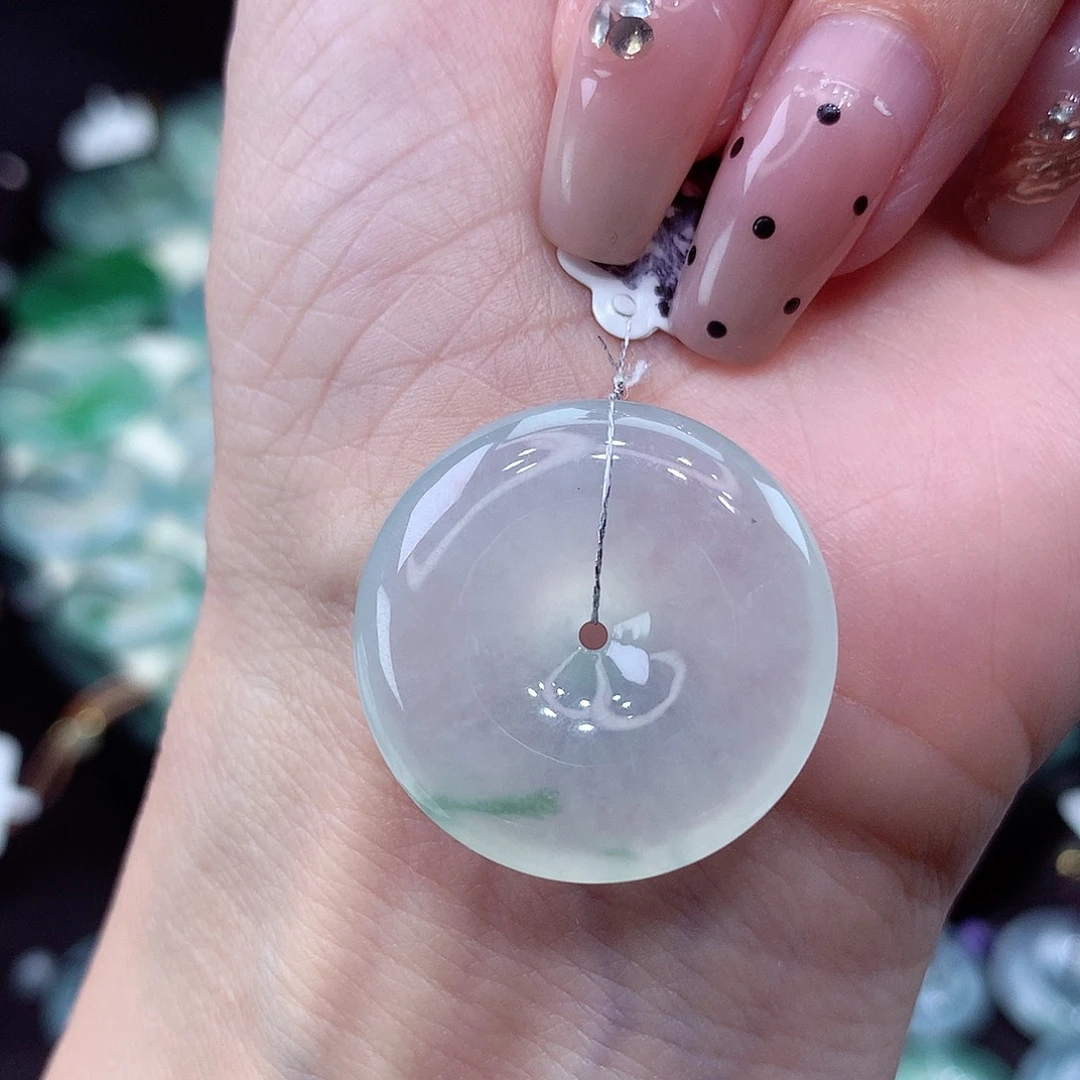 颈饰未镶嵌翡翠编号26尺寸25.2-5.5