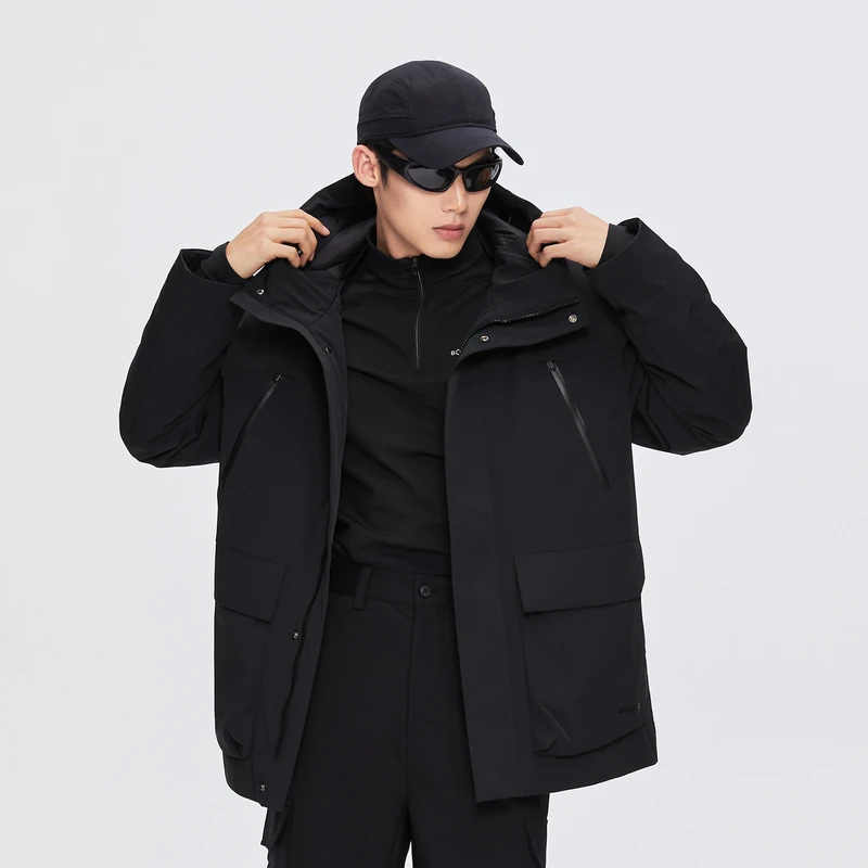 【波司登】男款都市轻机能时尚保暖潮流百搭一手长羽绒服B40144323