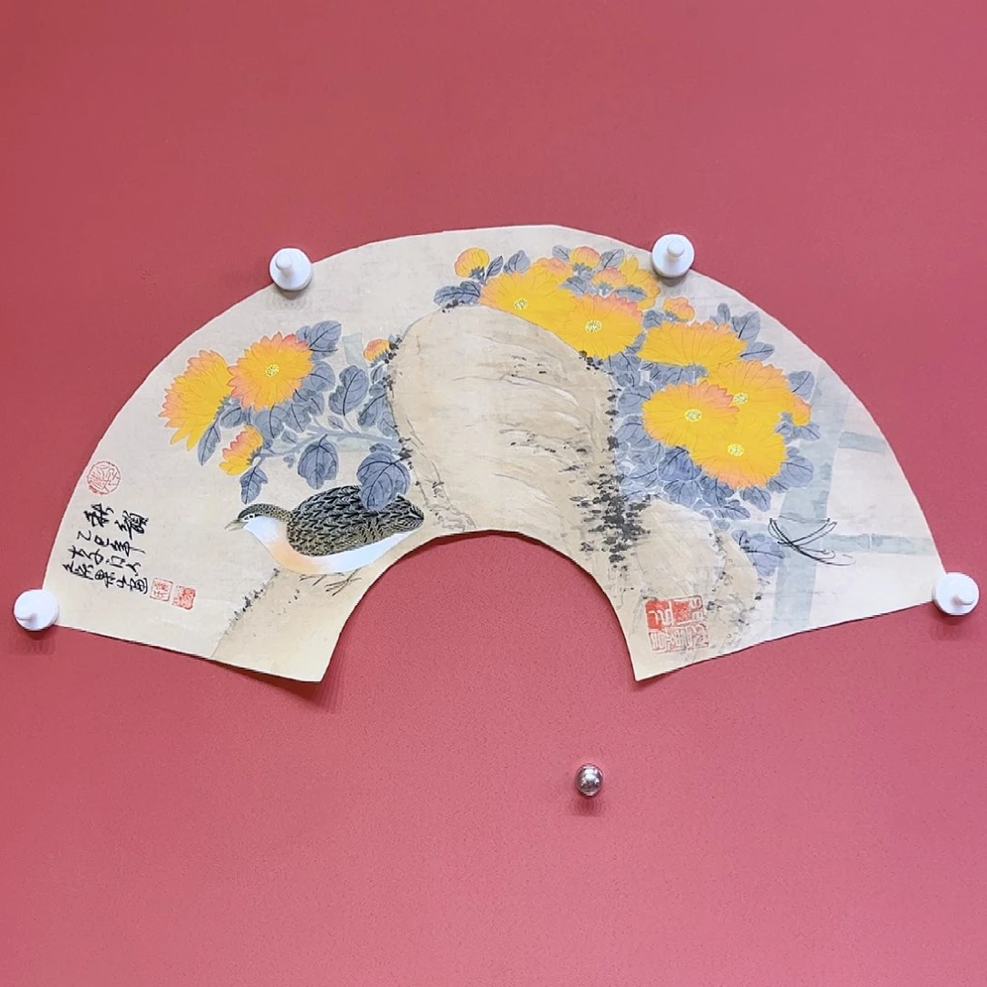 国画侯果山老师亲笔手绘作品朵