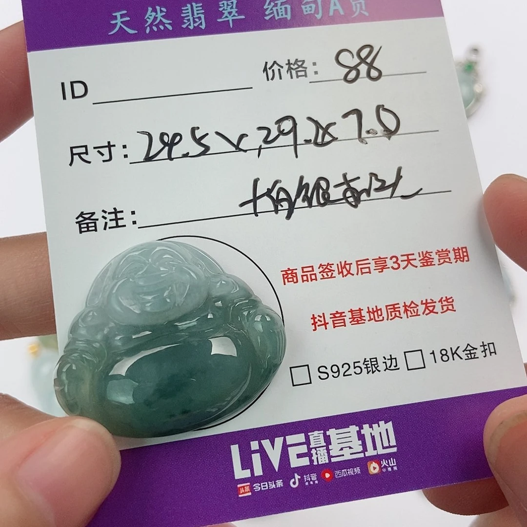 翡翠未镶嵌颈饰翡翠