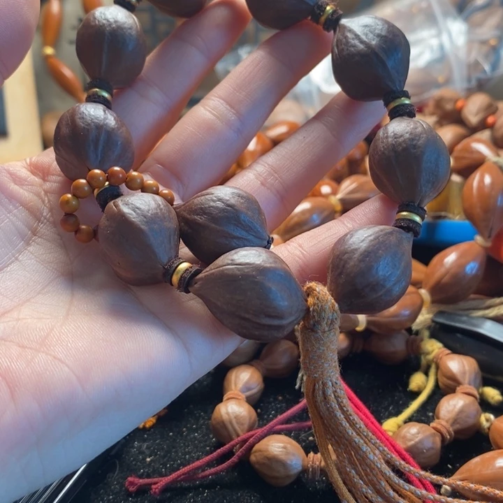 橄榄核手串/手链紫气东来