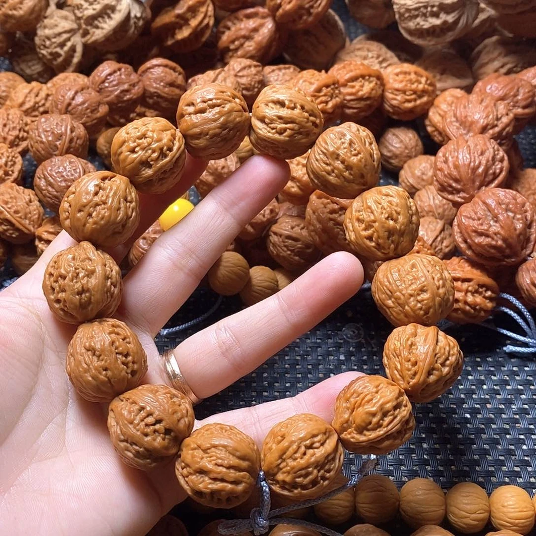文玩核桃手串粗筋