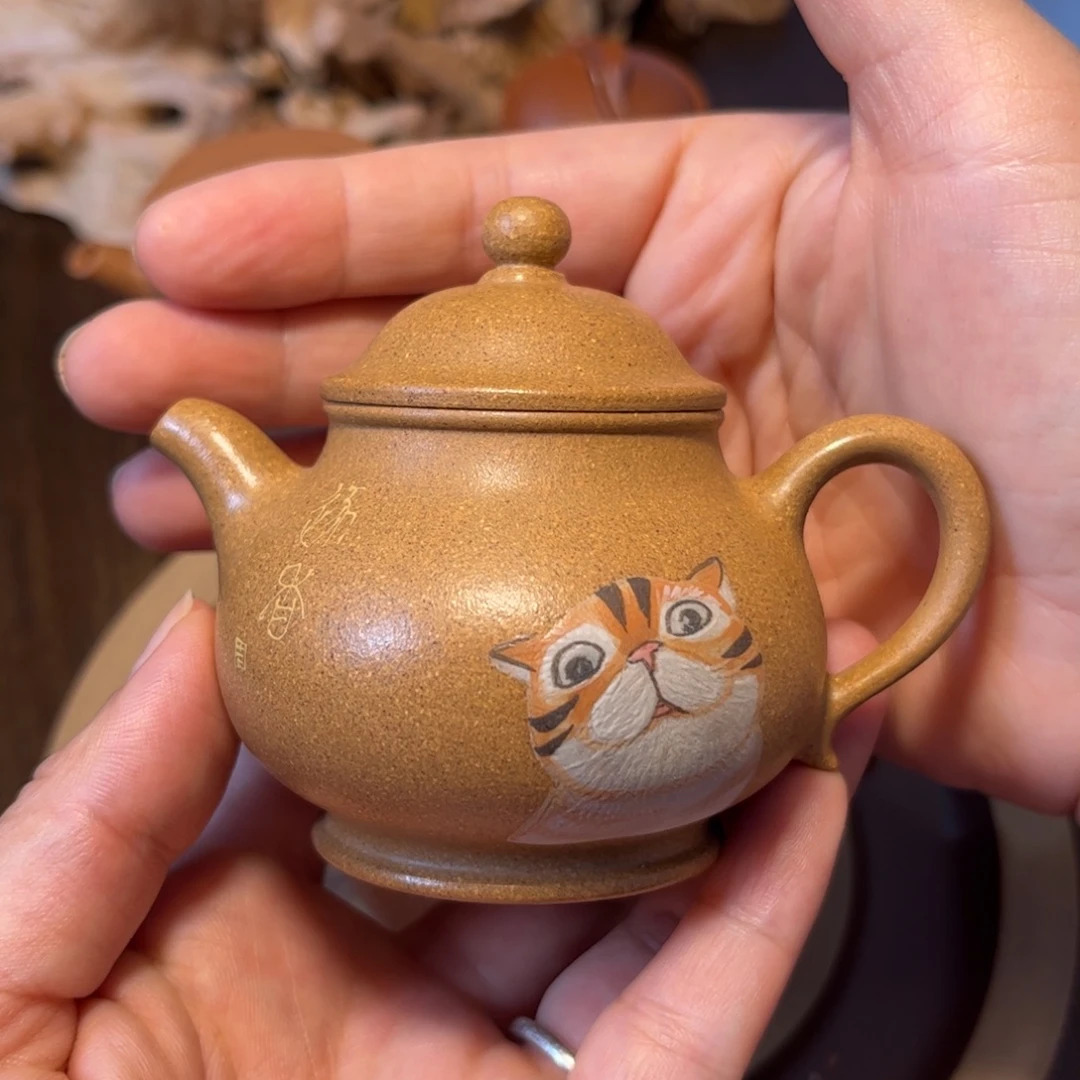 紫砂茶壶宜兴紫砂茶具半手工制作