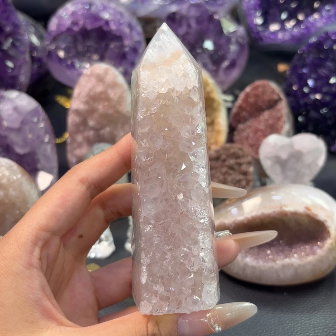 大型摆件（非配饰）紫晶未镶嵌21号 柱子