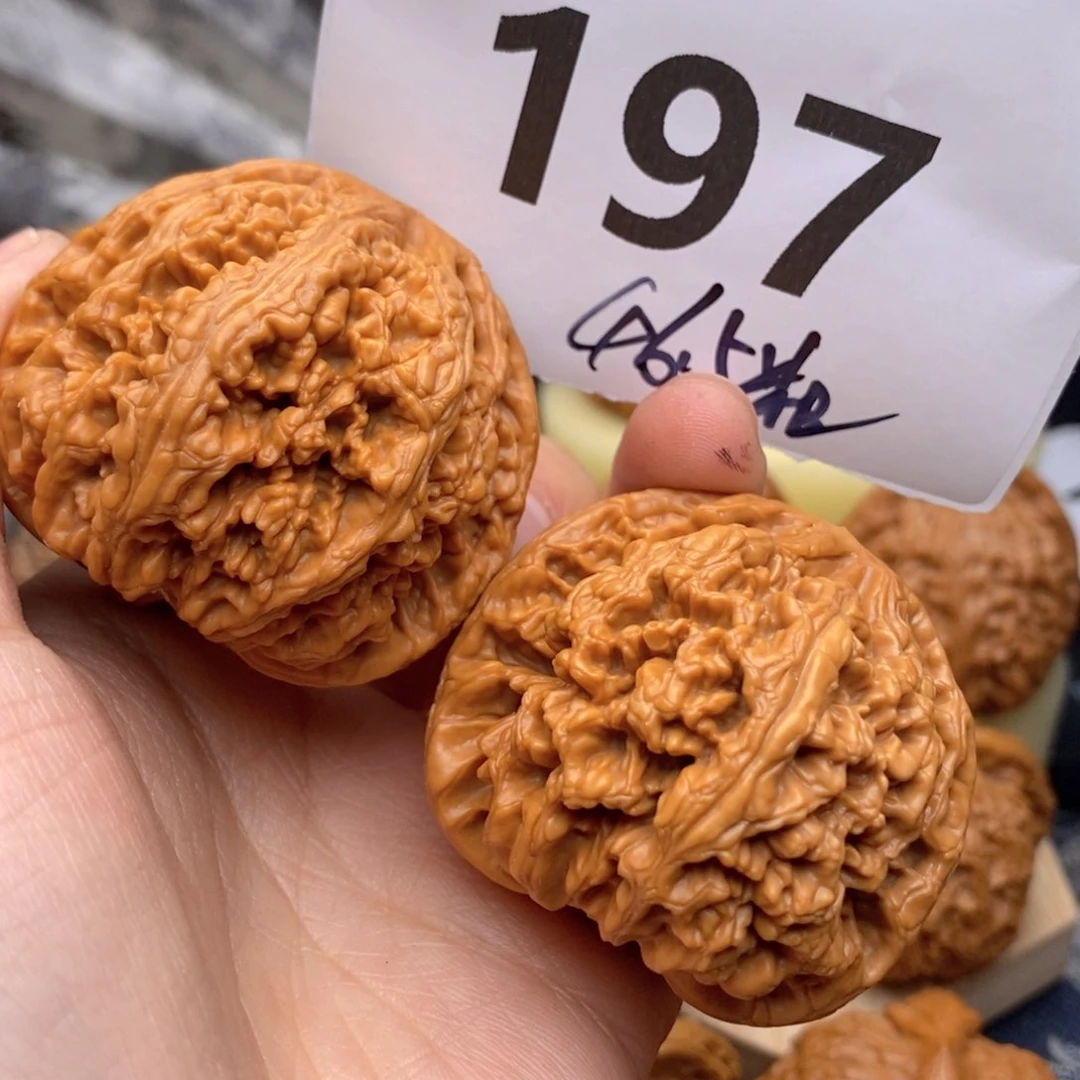 文玩核桃把件197号46.5粗筋