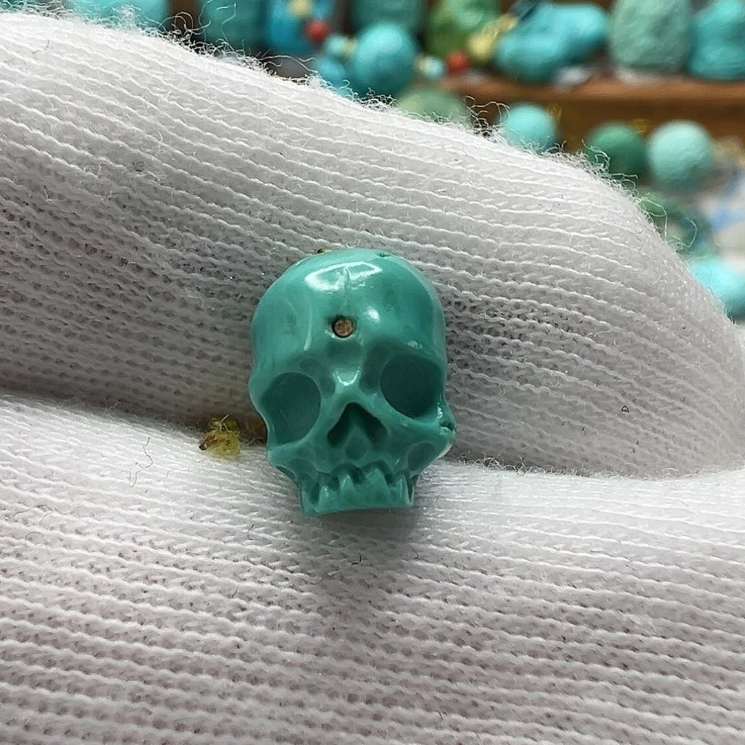 绿松石骷髅 未镶嵌