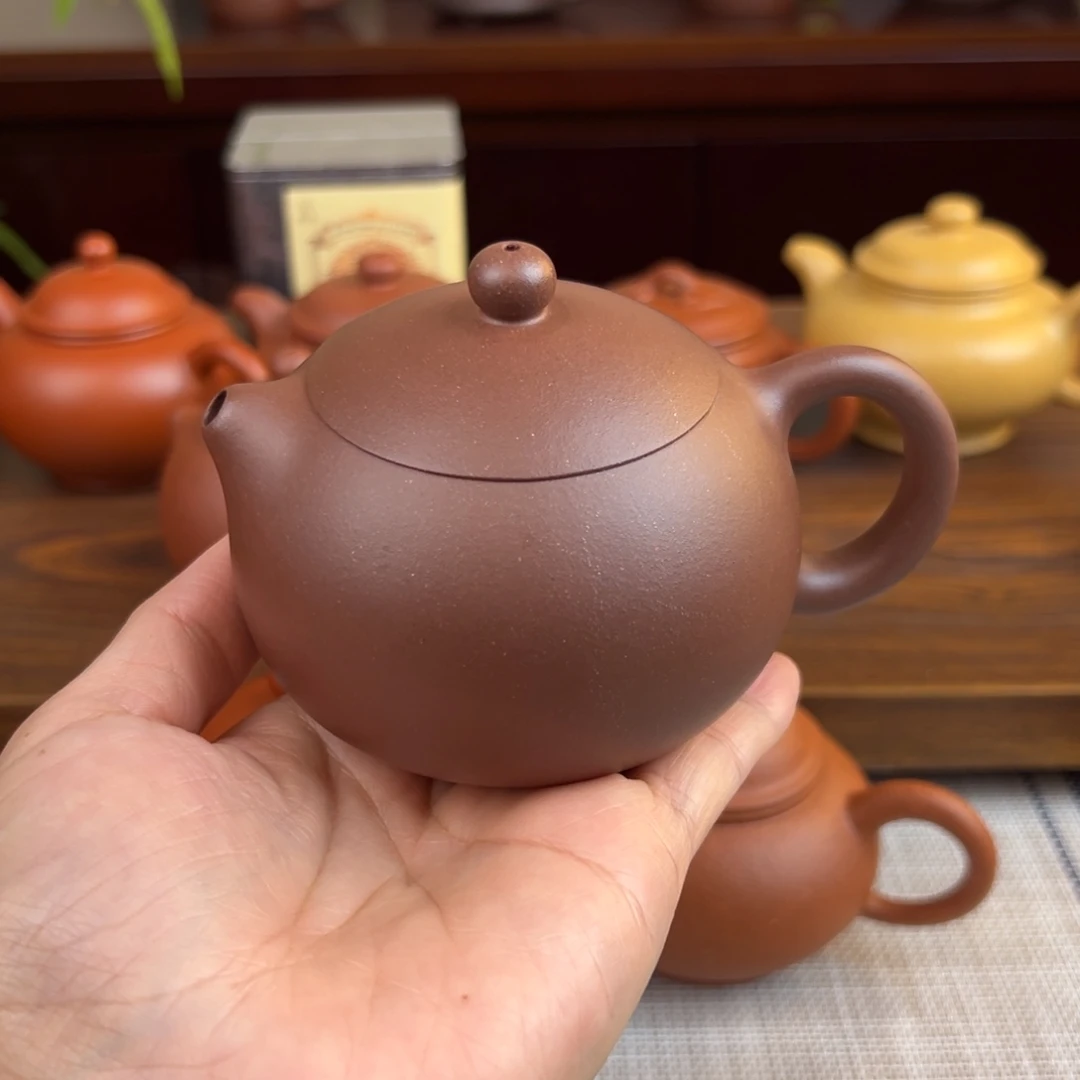 紫砂茶壶底槽清西施半手200cc