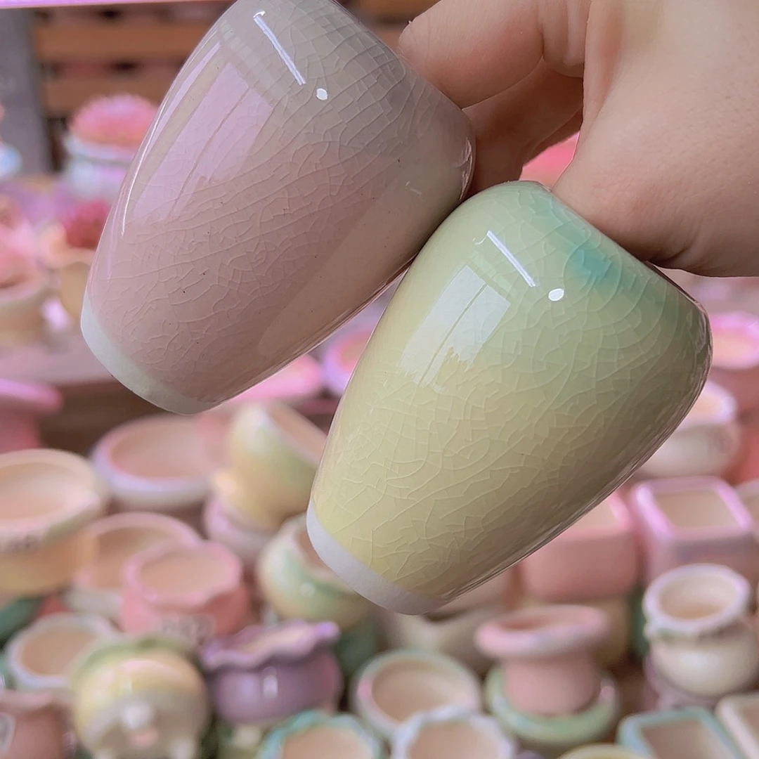 陶瓷花盆当场满12包邮