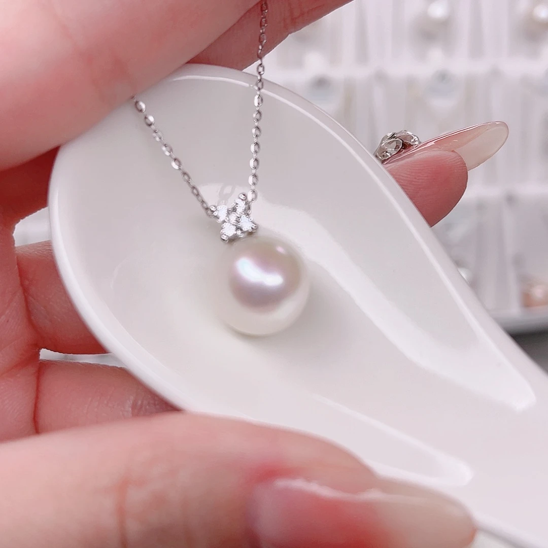 淡水珍珠未镶嵌吊坠(赠链)