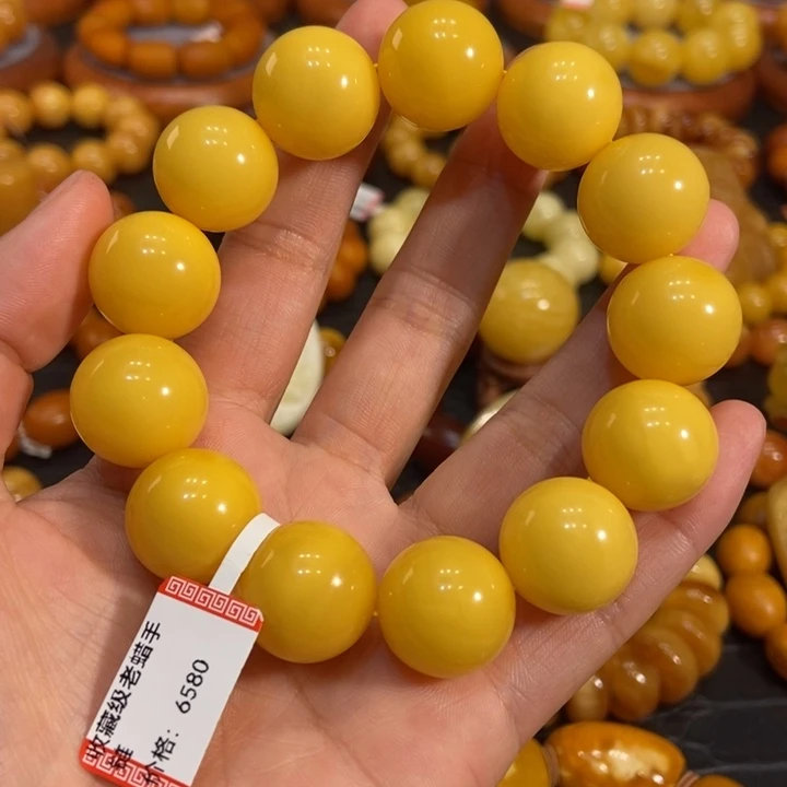 琥珀手链未镶嵌蜜蜡