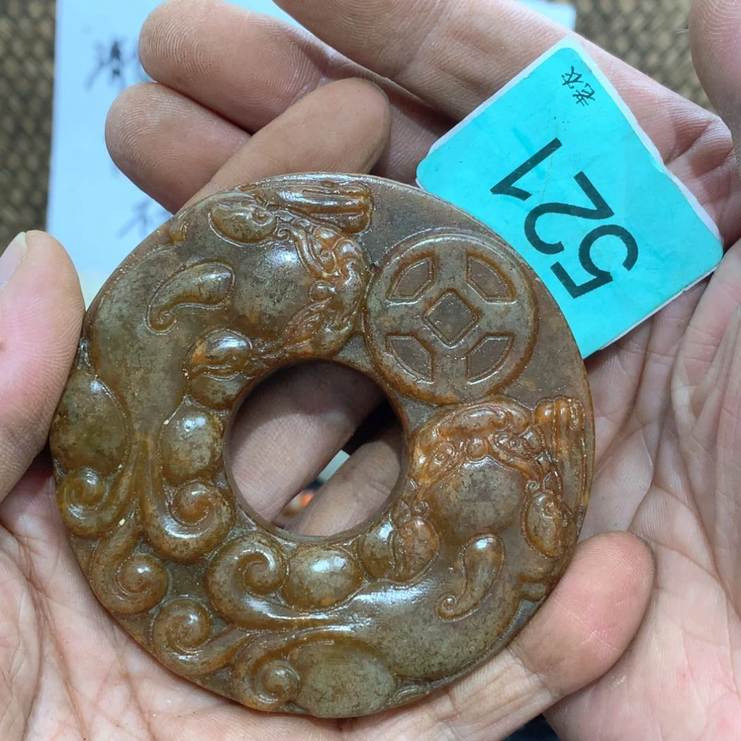 未镶嵌蛇纹石玉颈饰