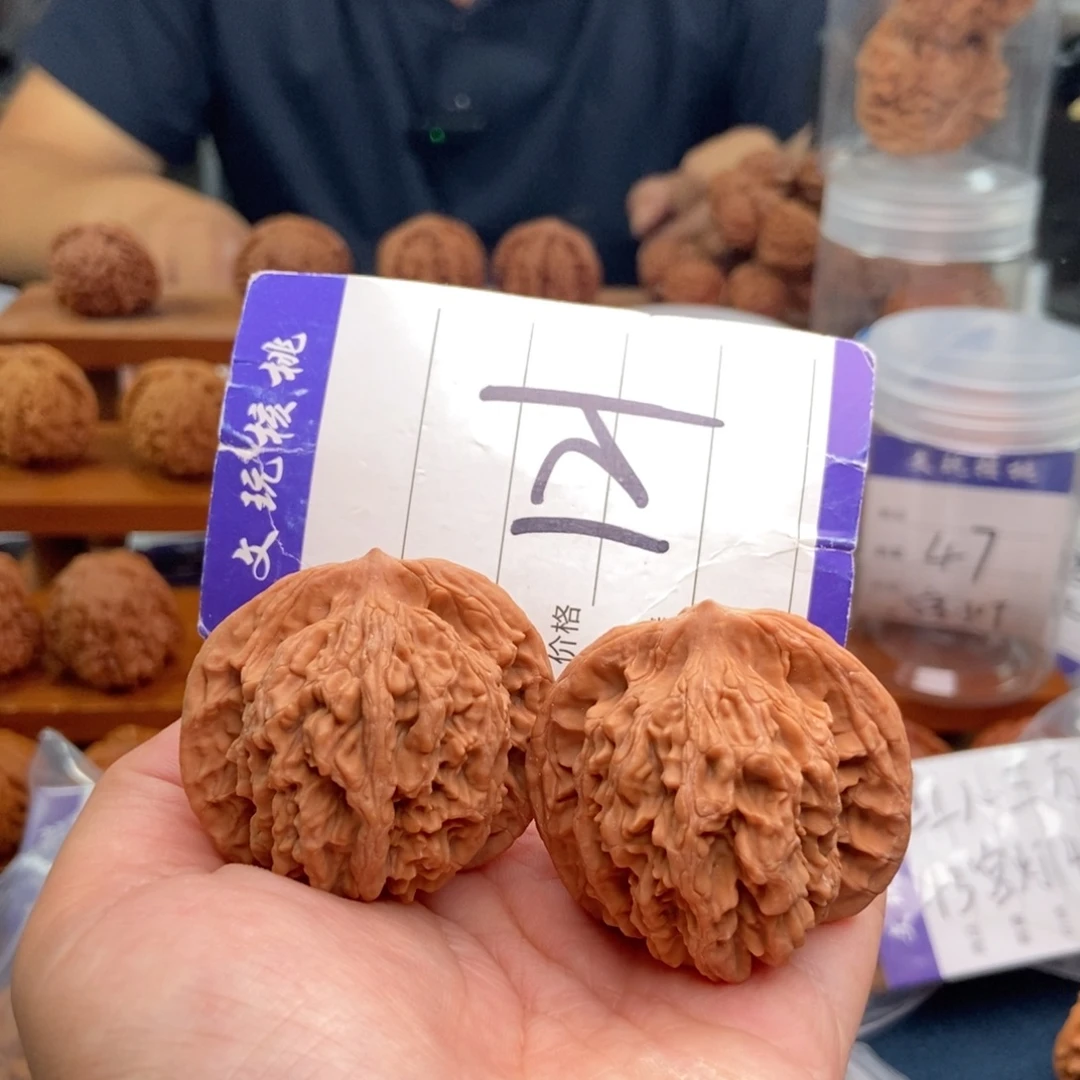 把件文玩核桃44虎头