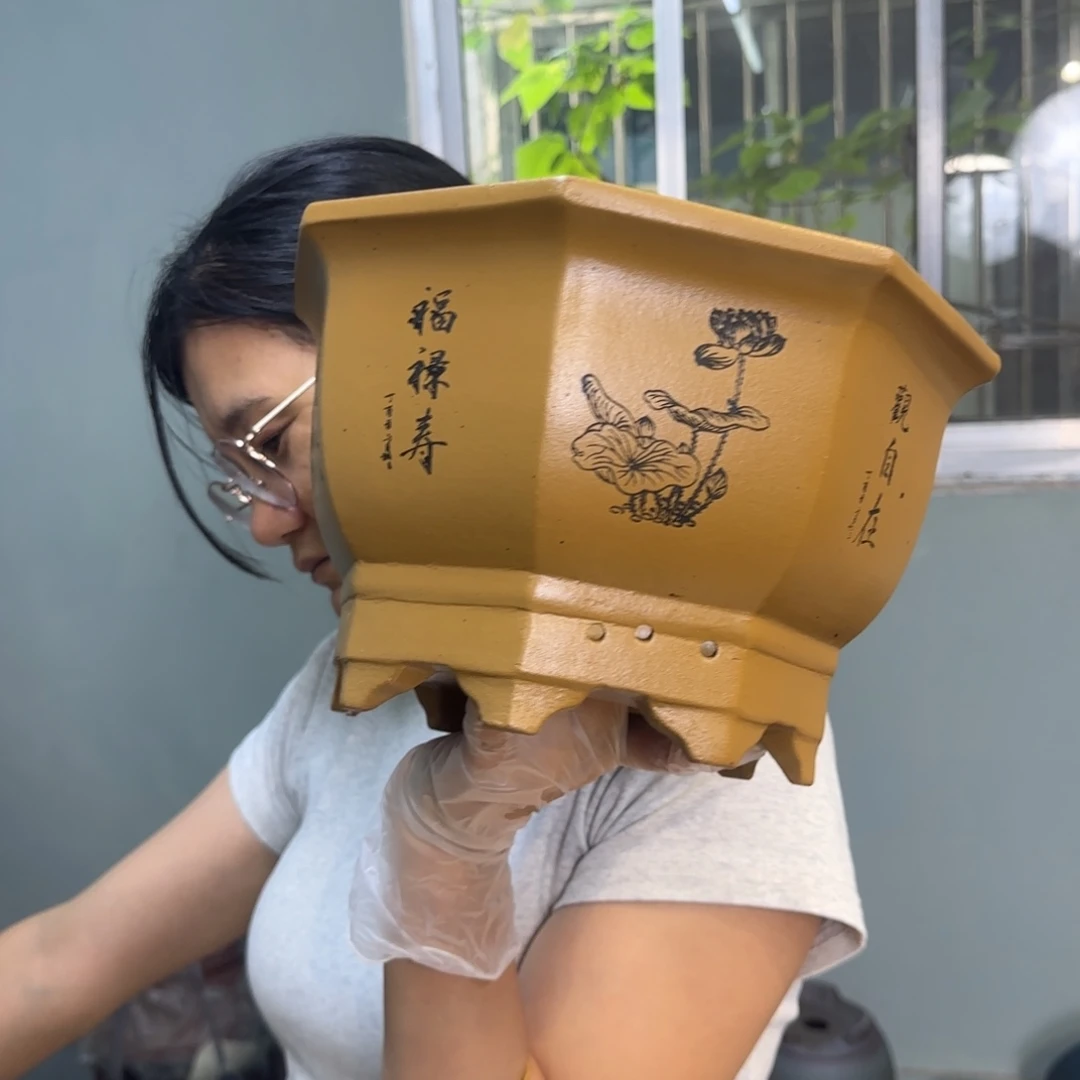 紫砂花盆紫砂口径27